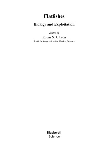 Flatfishes: Biology and Exploitation