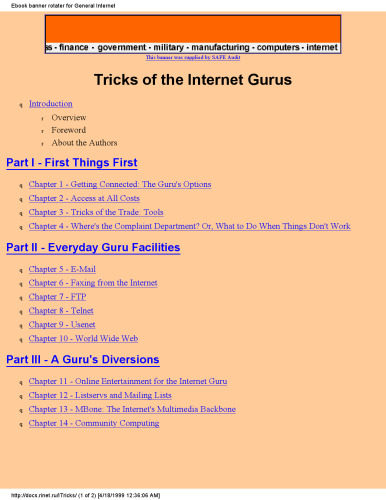 Tricks of the internet gurus