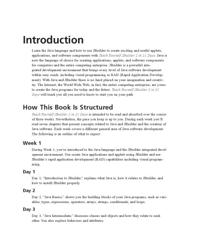 Sams Teach Yourself JBuilder 2 in 21 Days