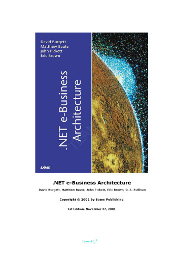 .NET e-Business Architecture