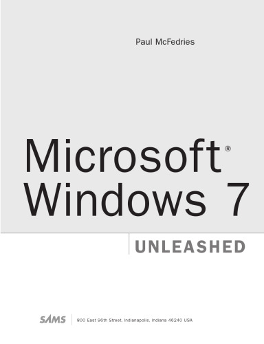 Microsoft Windows 7 Unleashed