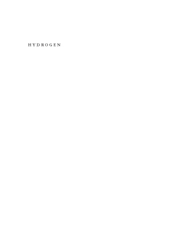 Hydrogen: The essential element