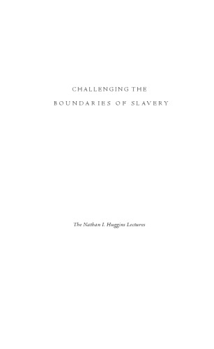 Challenging the Boundaries of Slavery