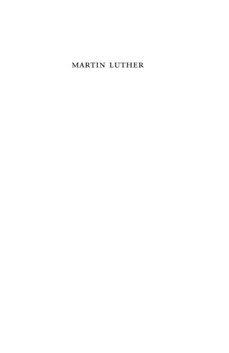 Martin Luther: The Christian between God and Death