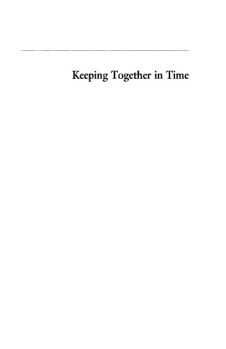 Keeping Together in Time: Dance and Drill in Human History