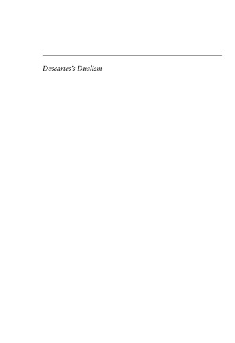 Descartes’s Dualism