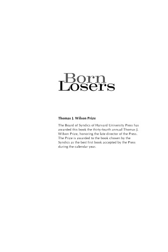 Born Losers: A History of Failure in America