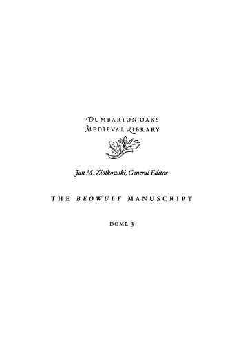 The Beowulf Manuscript: Complete Texts and The Fight at Finnsburg