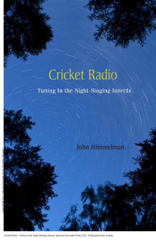 Cricket Radio : Tuning in the Night-Singing Insects