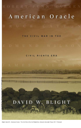 American Oracle : The Civil War in the Civil Rights Era