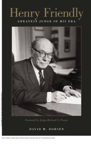 Henry Friendly, Greatest Judge of His Era