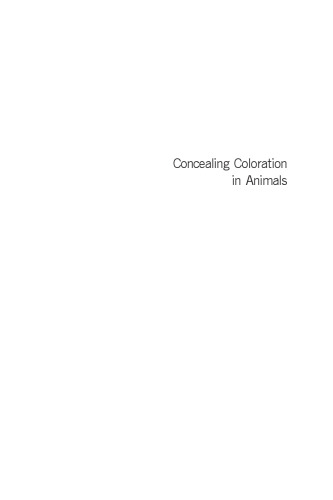 Concealing Coloration in Animals