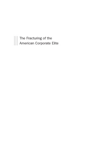 The Fracturing of the American Corporate Elite