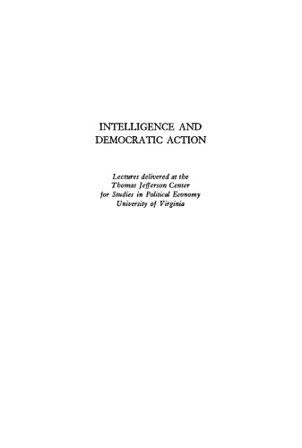 Intelligence and Democratic Action