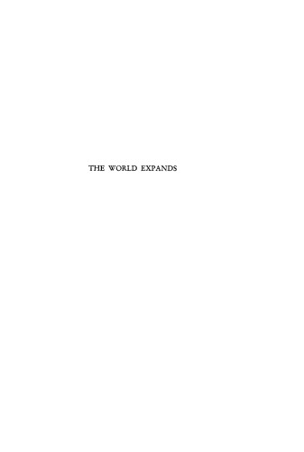 The World Expands: Recollections of a Zoologist