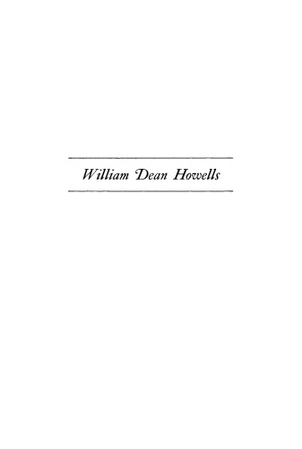 William Dean Howells: A Study