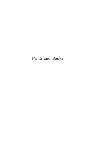 Prints and Books: Informal Papers