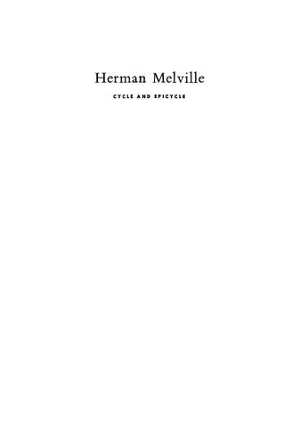 Herman Melville: Cycle and Epicycle
