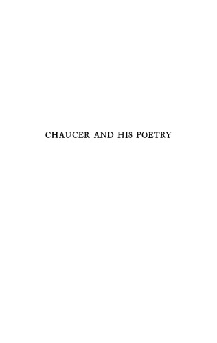 Chaucer and His Poetry