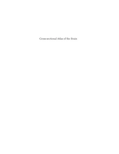 Cross-sectional Atlas of the Brain and DVD