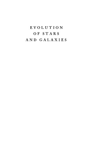 Evolution of Stars and Galaxies