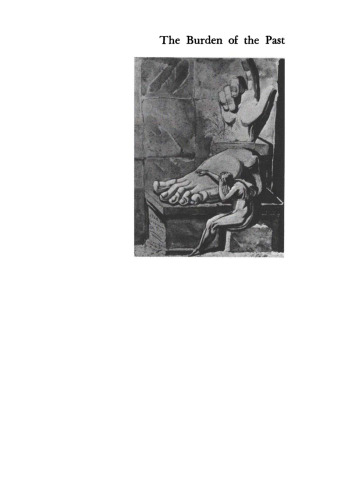 The Burden of the Past and the English Poet