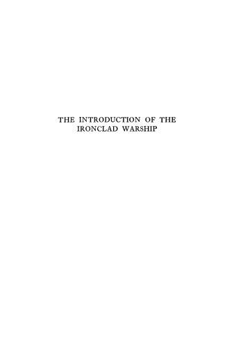 The Introduction of the Ironclad Warship