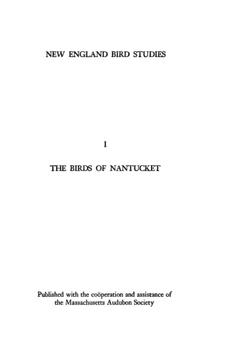 The Birds of Nantucket