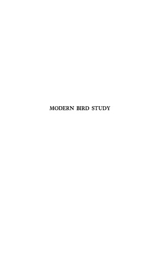 Modern Bird Study