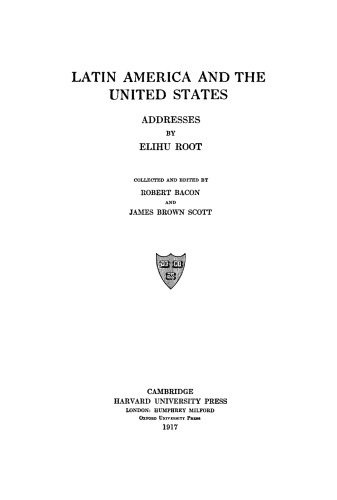 Latin America and the United States: Addresses