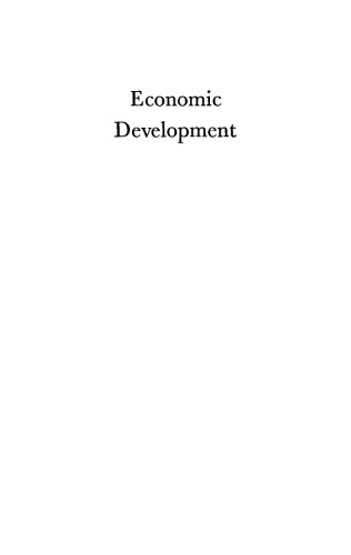 Economic Development: Revised Edition