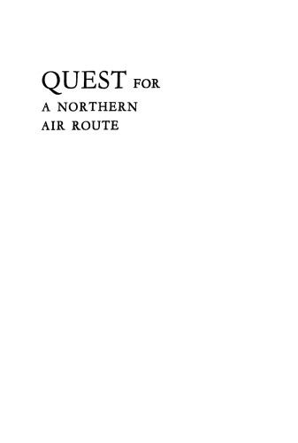 Quest for a Northern Air Route