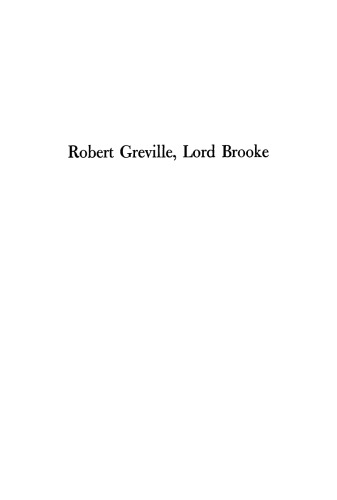 Robert Greville, Lord Brooke