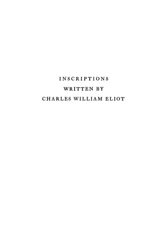 Inscriptions