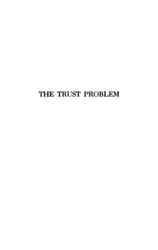 The Trust Problem
