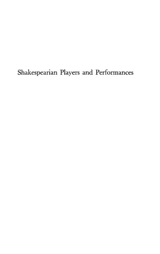 Shakespearian Players and Performances