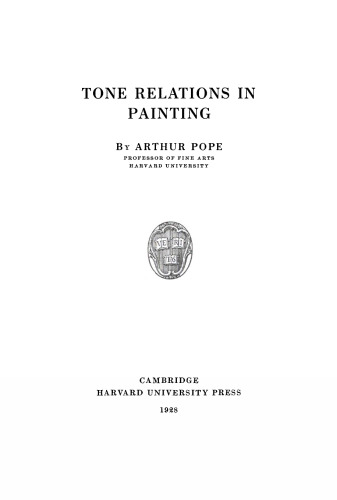 Tone Relations in Painting