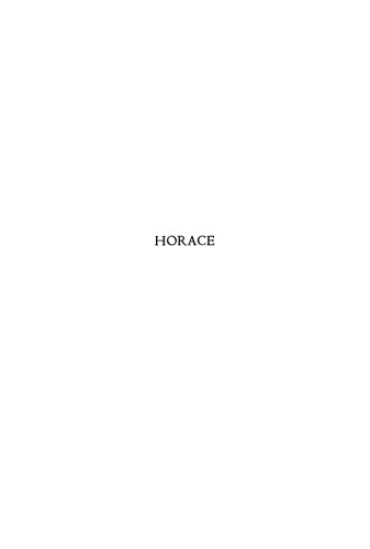 Horace: A Biography