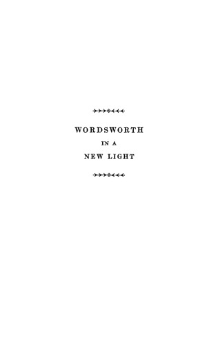 Wordsworth in a New Light