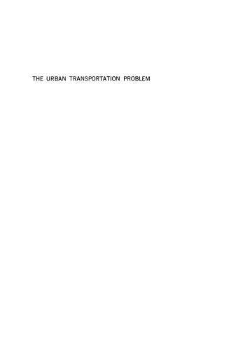 The Urban Transportation Problem