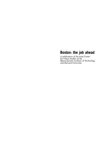 Boston: The Job Ahead