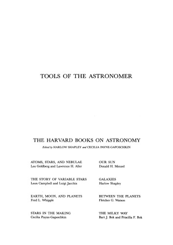 Tools of the Astronomer