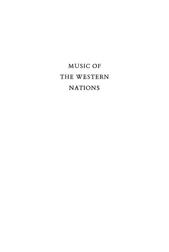Music of the Western Nations