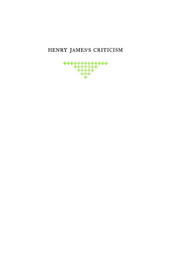 Henry James's Criticism