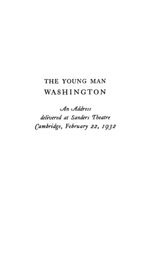 The Young Man Washington