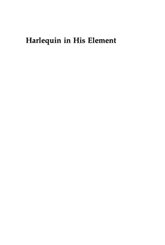 Harlequin in His Element: The English Pantomime, 1806-1836