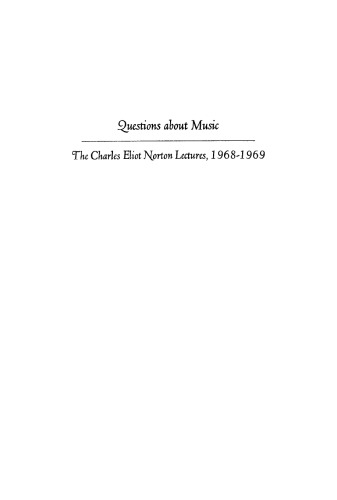 Questions about Music