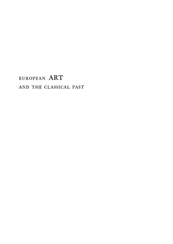 European Art and the Classical Past