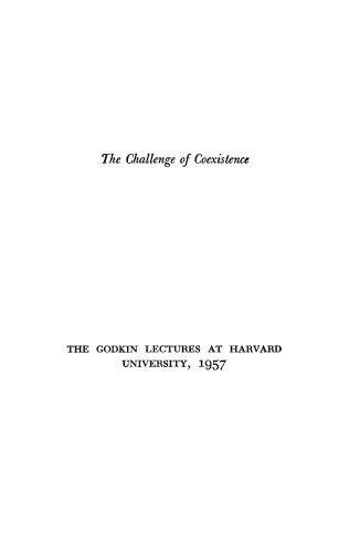The Challenge of Coexistence