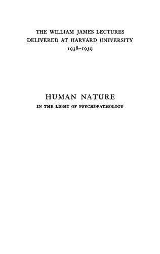 Human Nature in the Light of Psychopathology